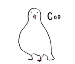 Reaction of pigeon sticker #6237201