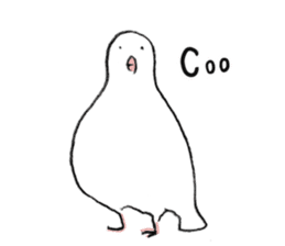 Reaction of pigeon sticker #6237201