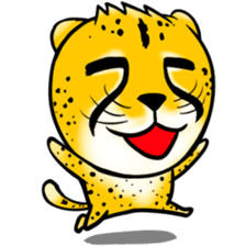 Funny little cheetah sticker #6237468