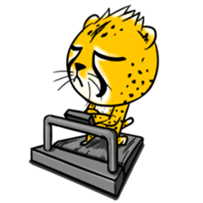 Funny little cheetah sticker #6237469