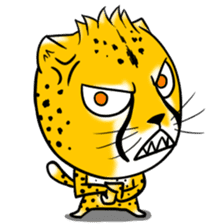 Funny little cheetah sticker #6237474