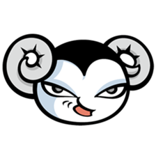 A black sheep "OME!OME!" sticker #6237893