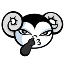 A black sheep "OME!OME!" sticker #6237896