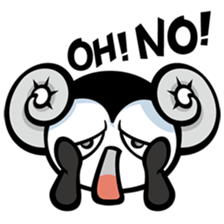 A black sheep "OME!OME!" sticker #6237897