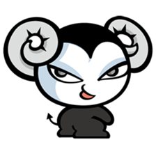 A black sheep "OME!OME!" sticker #6237905