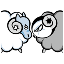 A black sheep "OME!OME!" sticker #6237926