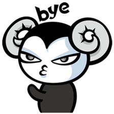 A black sheep "OME!OME!" sticker #6237927