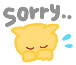 cute colorful cat sticker #6238547