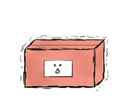 girl of red ribbon simple version sticker #6238752