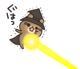 Magician of the bear sticker #6239463