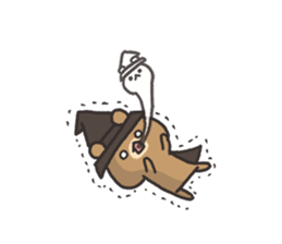 Magician of the bear sticker #6239483