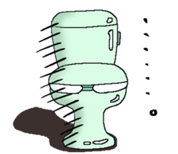 Kawaii Cheerful Toilet Bowls new sticker #6239928