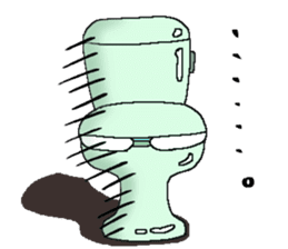 Kawaii Cheerful Toilet Bowls new sticker #6239928