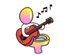 Kawaii Cheerful Toilet Bowls new sticker #6239950