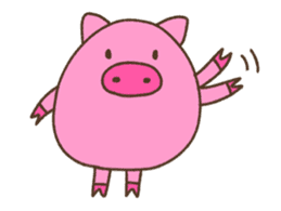 Pig of TOCO-chan sticker #6240099