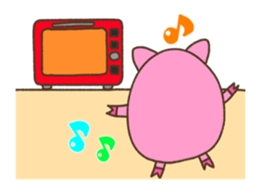 Pig of TOCO-chan sticker #6240103