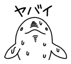 Finless black porpoise sticker #6240782