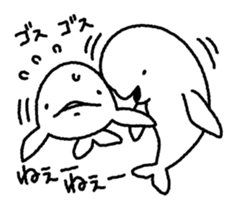 Finless black porpoise sticker #6240786