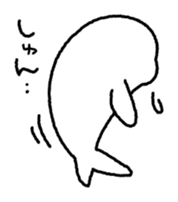 Finless black porpoise sticker #6240791