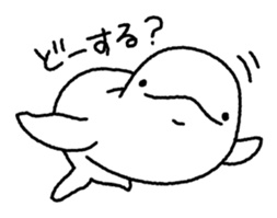 Finless black porpoise sticker #6240796