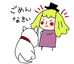 Feelling of dogs sticker #6241349