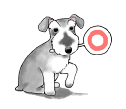 Day-to-day Schnauzer sticker #6241420