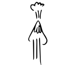 floating jellyfish sticker #6241533