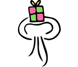 floating jellyfish sticker #6241537