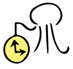 floating jellyfish sticker #6241550