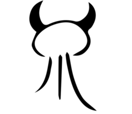 floating jellyfish sticker #6241560