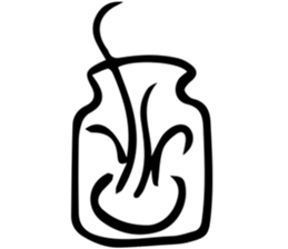 floating jellyfish sticker #6241564