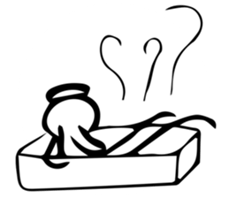 floating jellyfish sticker #6241565