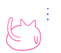 I talk in a cat and a group sticker #6241578