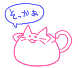I talk in a cat and a group sticker #6241603