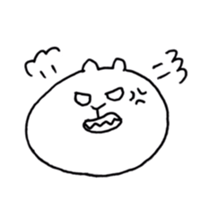 white bear bear sticker #6241730