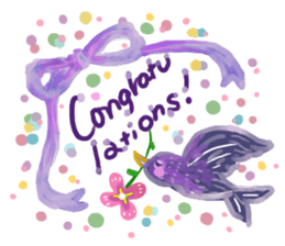 sticker of the celebration sticker #6242335