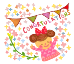 sticker of the celebration sticker #6242366