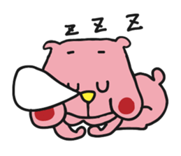 Pink Bull-Dog sticker #6242569