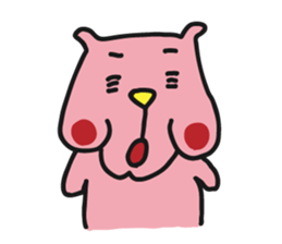 Pink Bull-Dog sticker #6242575