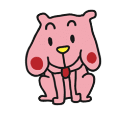 Pink Bull-Dog sticker #6242589