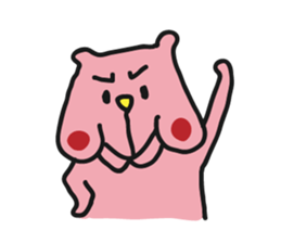 Pink Bull-Dog sticker #6242590