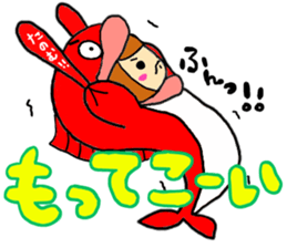 carp girl sticker #6242938
