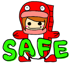 carp girl sticker #6242940