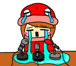 carp girl sticker #6242945