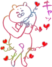 Hairy creature 2 sticker #6243175