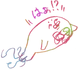 Hairy creature 2 sticker #6243181