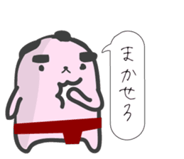 I have a lot of money. (sumo) sticker #6243620