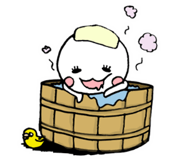 Round people"TAROU" sticker #6243794