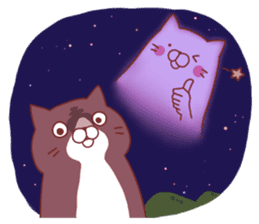 Twin cats  nyansuke&kojiro sticker #6244007