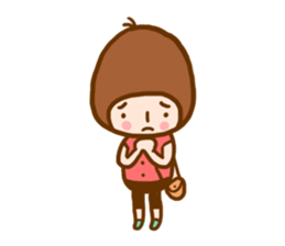 Girl 150 cm. sticker #6244211
